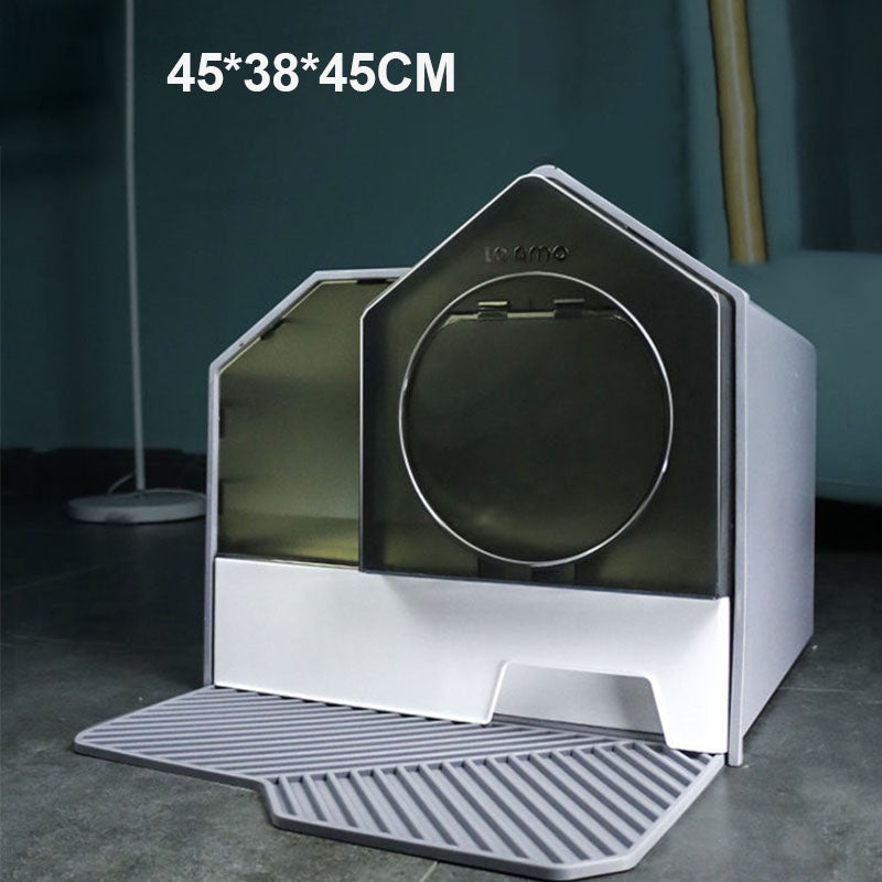 Byto Cat Litter Box Fully Enclosed Litter Box Large Space Odor-proof Cat Toilet Drawer Type Cat Supplies