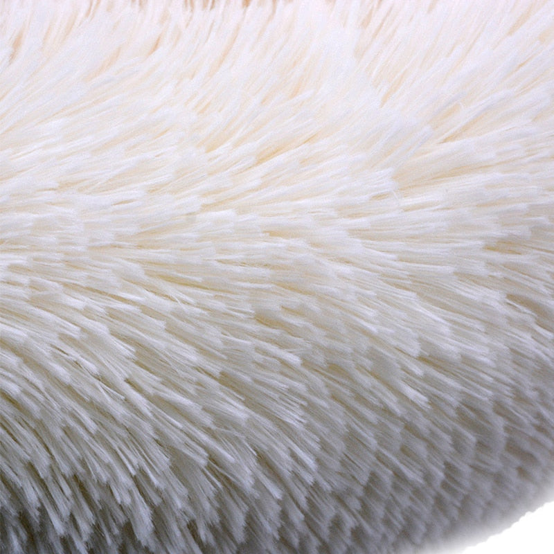 Pet Dog Bed Comfortable Donut Round Dog Kennel Ultra Soft Washable Dog and Cat Cushion Bed Winter Warm Doghouse Dropshipping