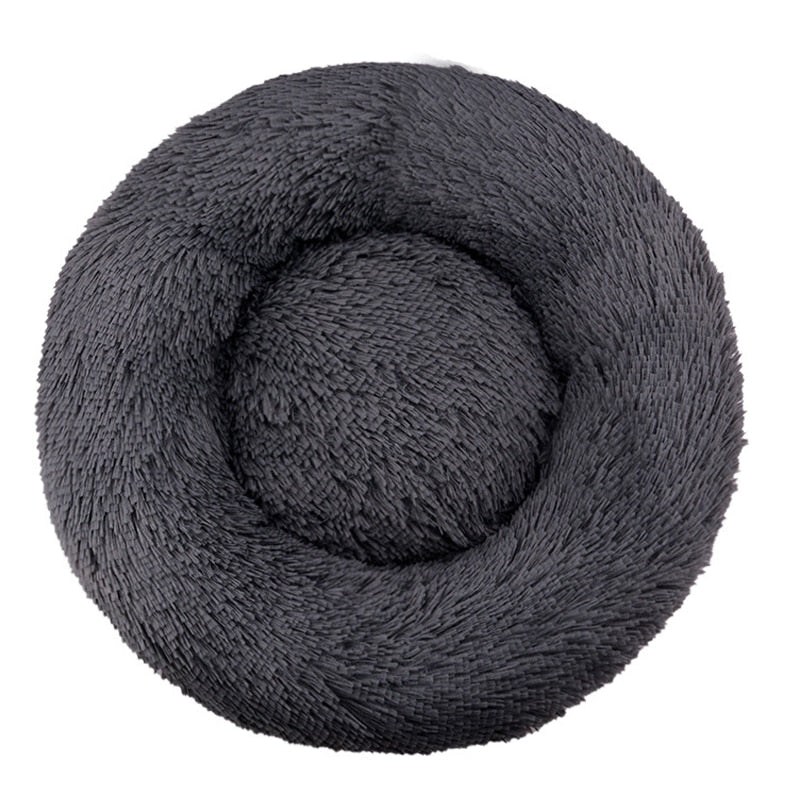Pet Dog Bed Comfortable Donut Round Dog Kennel Ultra Soft Washable Dog and Cat Cushion Bed Winter Warm Doghouse Dropshipping