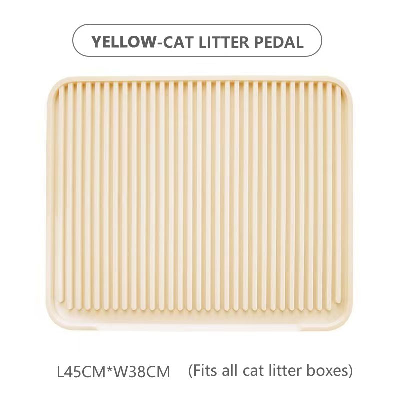Leyemero Cat Litter Pedal PP Resin Universal Cat Litter Trapper Mat