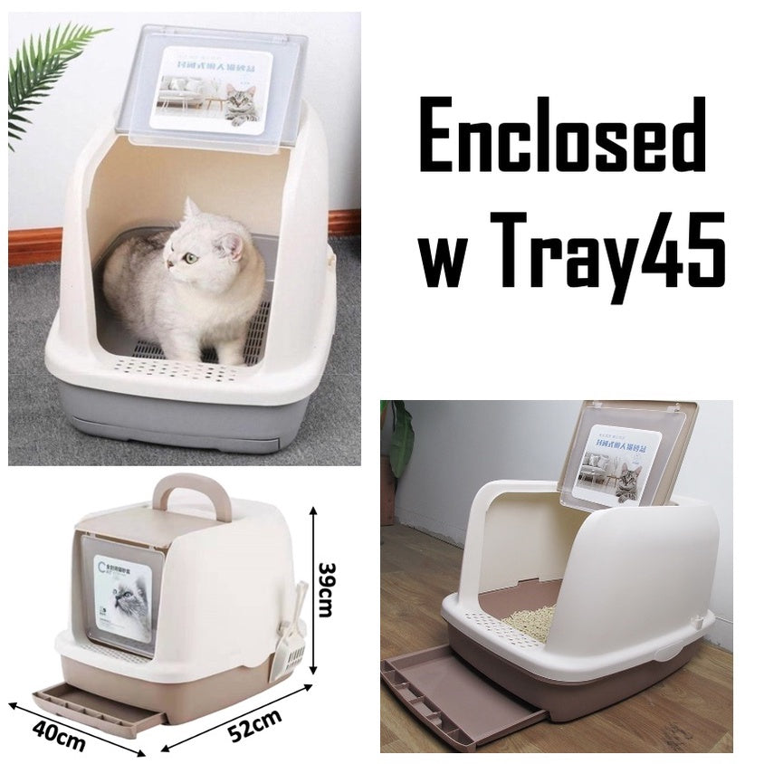 [LARGE LITTER BOX]litter box cat litter box cat litter box extra large big litter box cat toilet sand tofu little