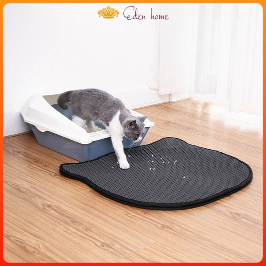 Pet Cat Litter Mat Double Layer Litter Cat Bed Pads Pets Litter Box Mat Pet Product Bed For Cats House Clean mat