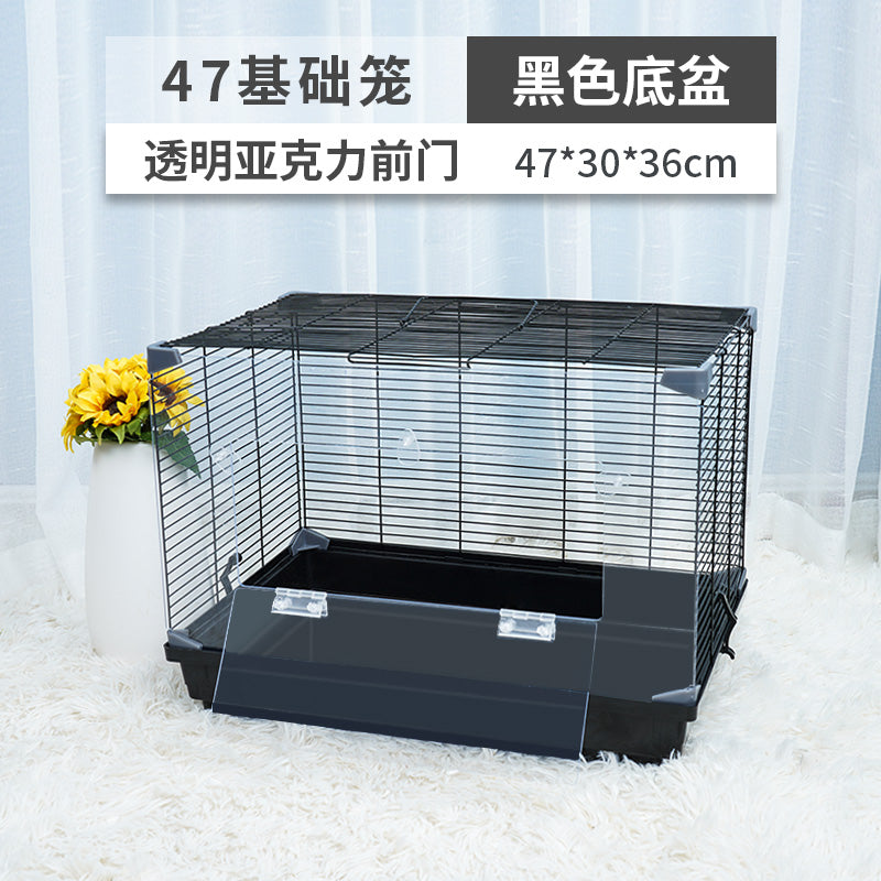 【In stock】Pet Shangtian hamster cage 47 basic cage Golden Bear super villa 60 acrylic hamster supplies set cage LUEZ