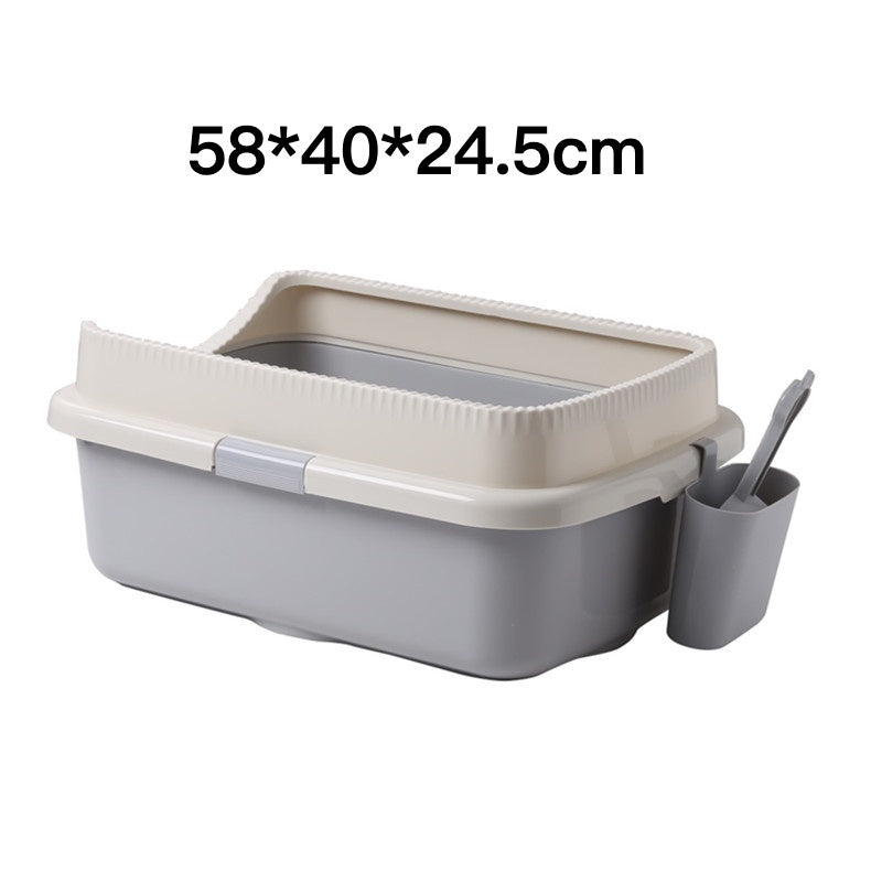 Byto Cat Litter Box Fully Enclosed Litter Box Large Space Odor-proof Cat Toilet Drawer Type Cat Supplies