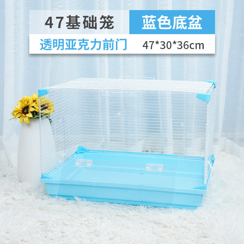 【In stock】Pet Shangtian hamster cage 47 basic cage Golden Bear super villa 60 acrylic hamster supplies set cage LUEZ