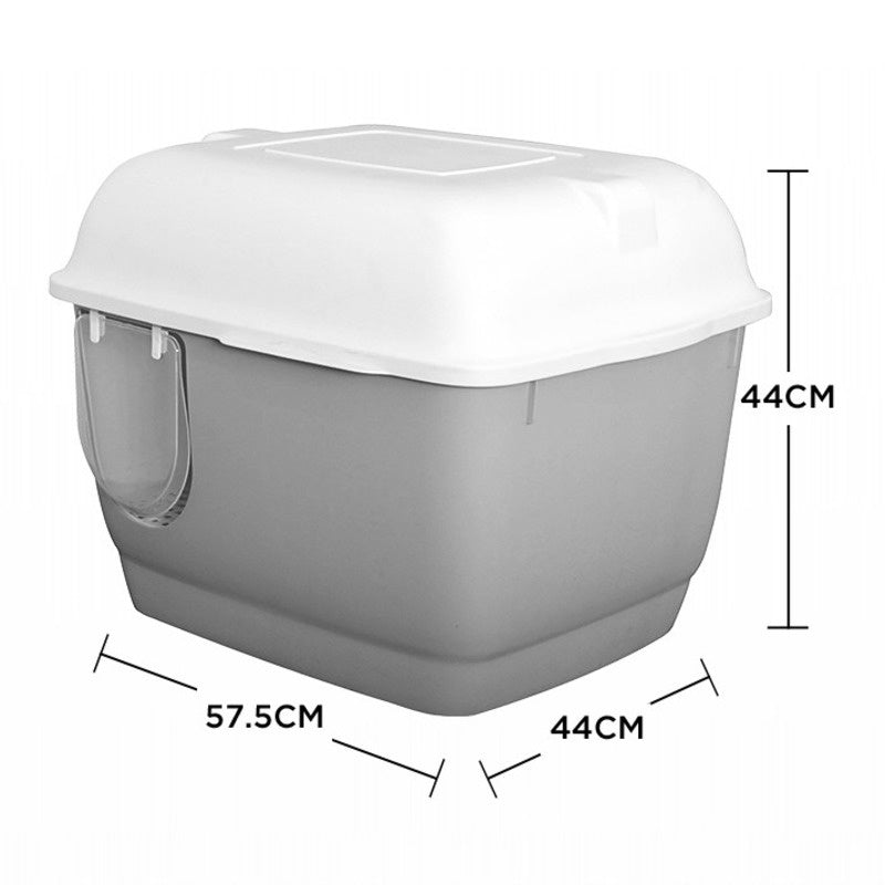 Byto Cat Litter Box Fully Enclosed Litter Box Large Space Odor-proof Cat Toilet Drawer Type Cat Supplies