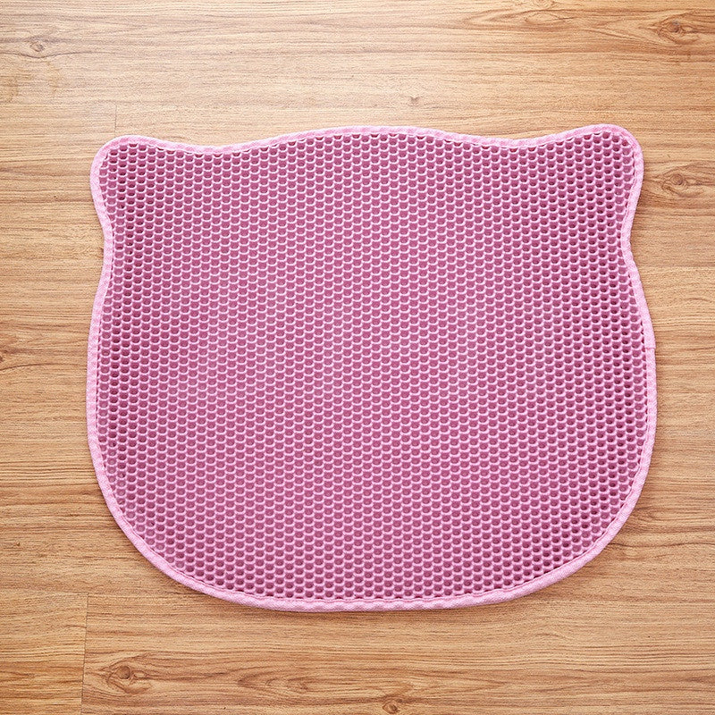 Pet Cat Litter Mat Double Layer Litter Cat Bed Pads Pets Litter Box Mat Pet Product Bed For Cats House Clean mat