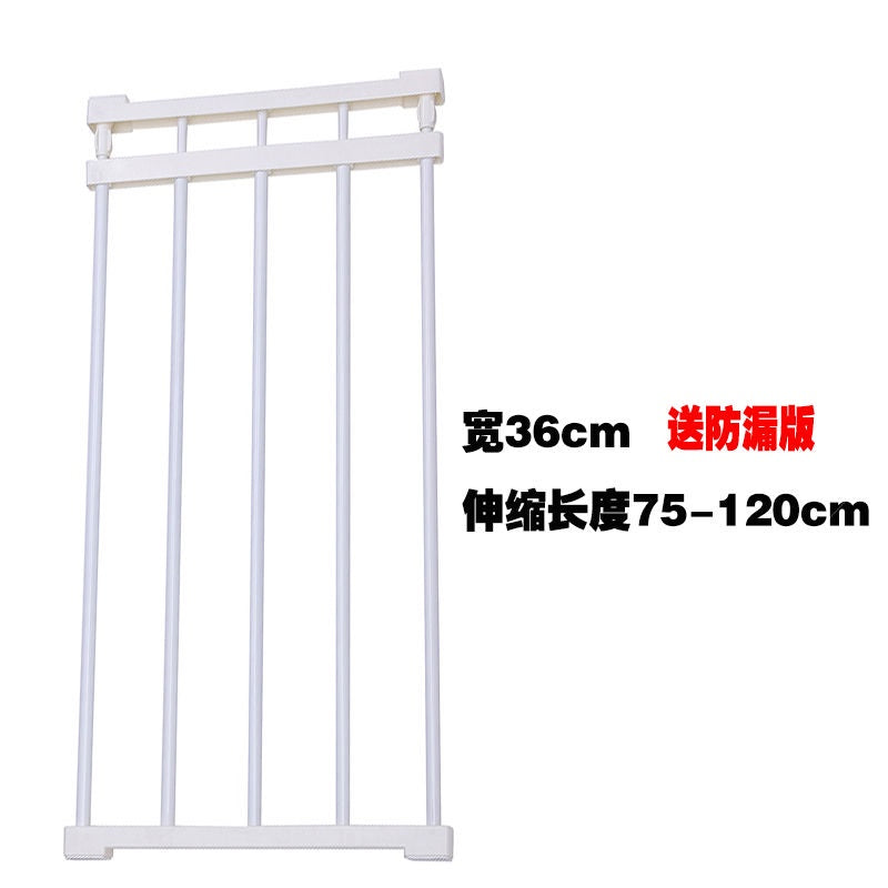 Pet Outdoor Cute Kitchen Fence Security Door Portable Wall Dog Iron Cage Gate Small Favorite / Heightened Retractable Dog Blocking Board Anti-Dogs and Cats Fence Balcony Isolation