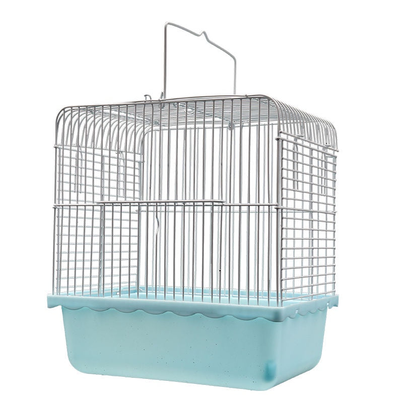 Budgerigar Peony Xuanfeng Minipet Light and Portable Outer Take-out Transport Portable Cage Suitcase out Delivery Cage/Parrot Outing Cage Bird cage UFO Small Breeding Young Portable Box