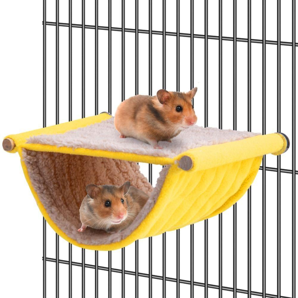 MXMUSTY1 Sleeping Bed Lovebird Chinchilla Winter Warm Plush Cage Perch Hamster House Parrot Tent