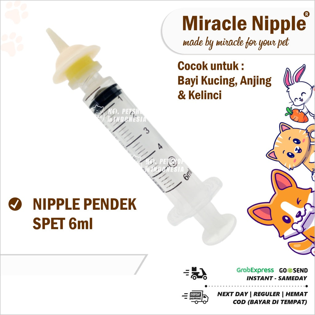 Miracle NIPPLE NIPPLE NIPPLE Spet Milk Pacifier Baby Small Cat Mini Niple NIPPLE For Kitten Rc Baby Cat Dog Newborn Dog Weasel Rabbit Safe Durable Feeding Spluit Sepetan Tip Pacifier Animal Pacifier