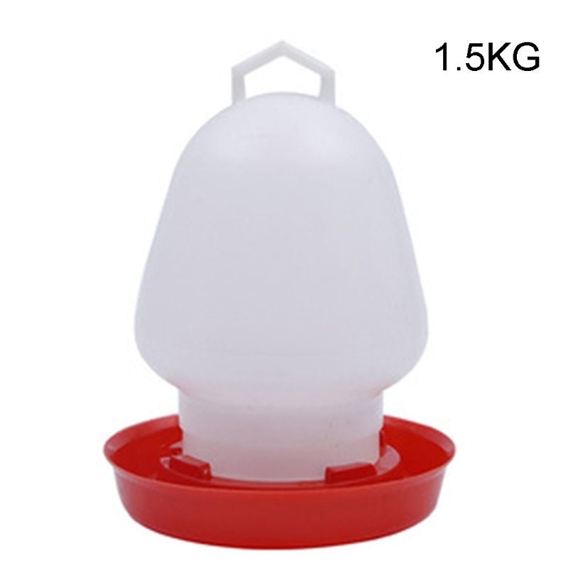 VA   Round Bubble Chicken Drinking Fountain Device Hanging Cup Waterer Bowl Pet Poultry Water Drinker Household Pet Feeding Utensils