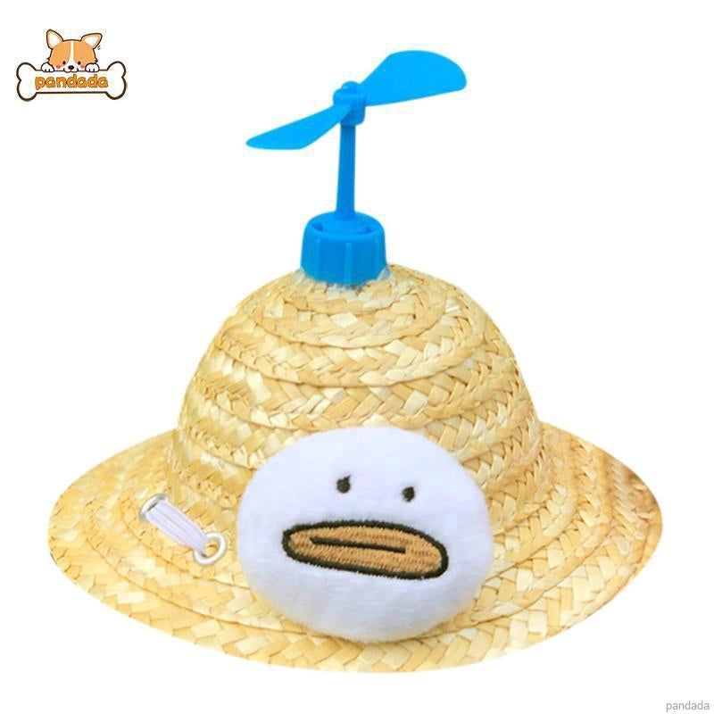 Cat Dog Decoration Pet Photography Props Cute Bamboo Dragonfly Hat