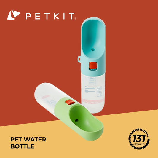 Petkit Portable Pet Water Bottle Gen2 [400ml, 2-In-1 Design, 650mm Diameter, Water Bowl, Anti-Roll, Leakproof, Outdoor]