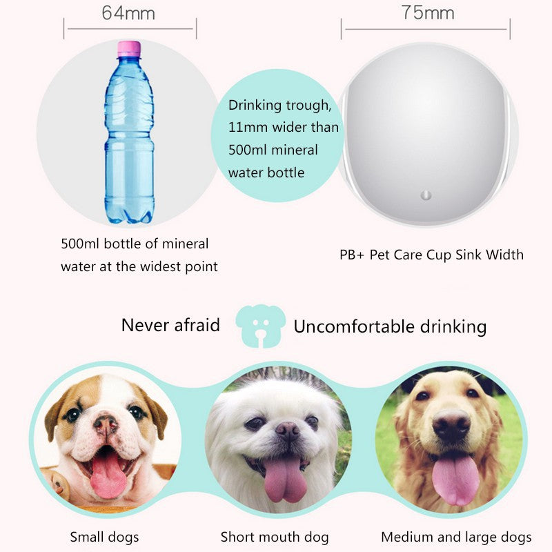 Premium Portable Pet Water Bottle for Cat Dog Drinking Cup with Filter 350ml / 550ml