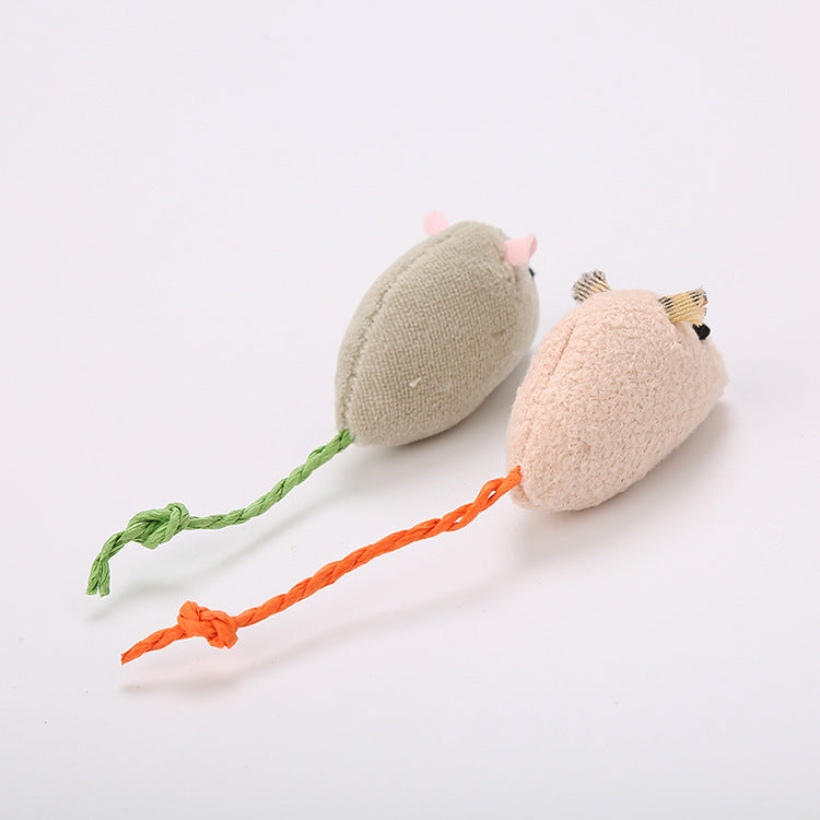 Pet cat toys cat supplies plush mouse funny cat toys Cat interactive toy single price