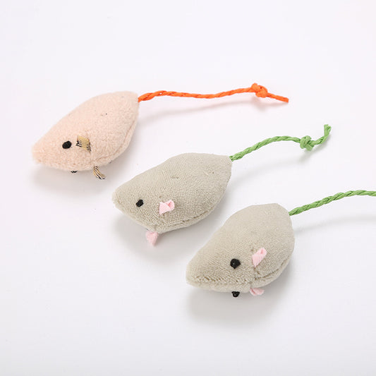 Pet cat toys cat supplies plush mouse funny cat toys Cat interactive toy single price