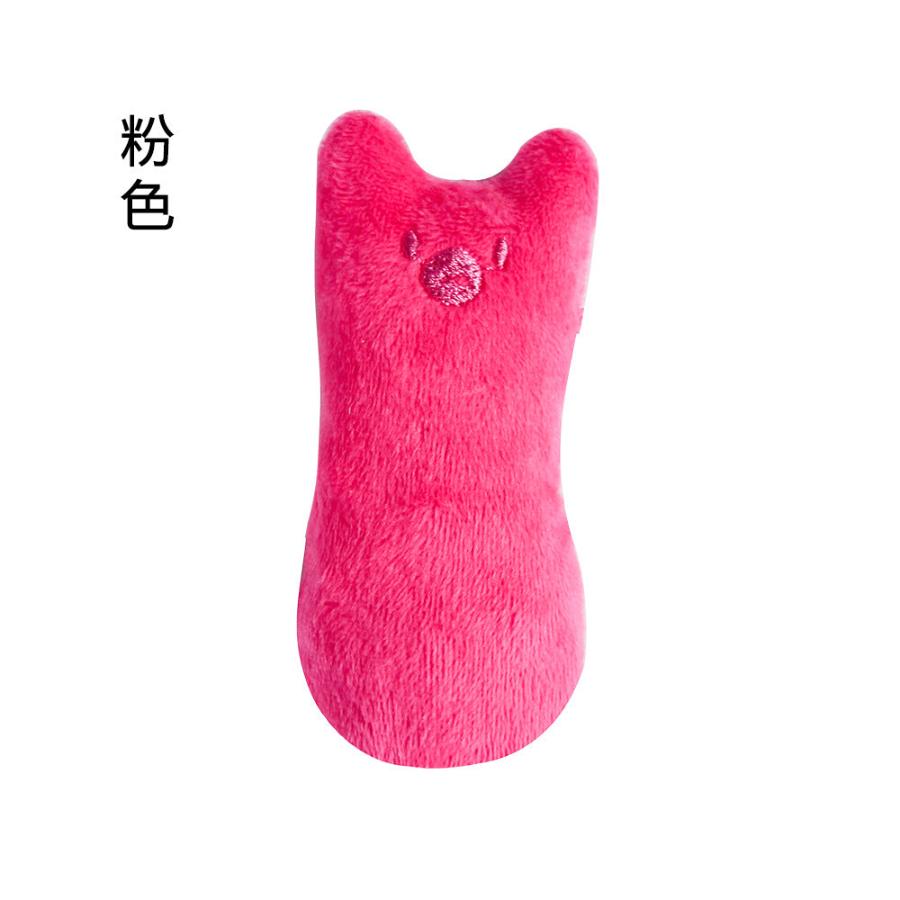 Factory spot grinding expression interactive Teddy toy resistance bite pet supplies cat mint plush toys