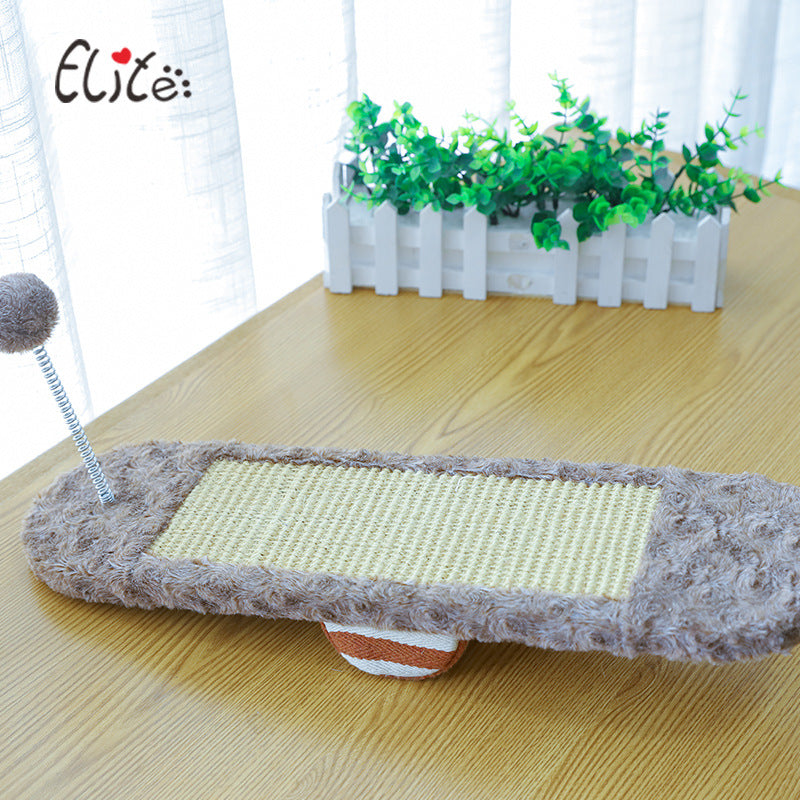 Eli pet kitten cat scratch board seesaw pet cat toy sword Maeky jacketed toy cat climbing frame