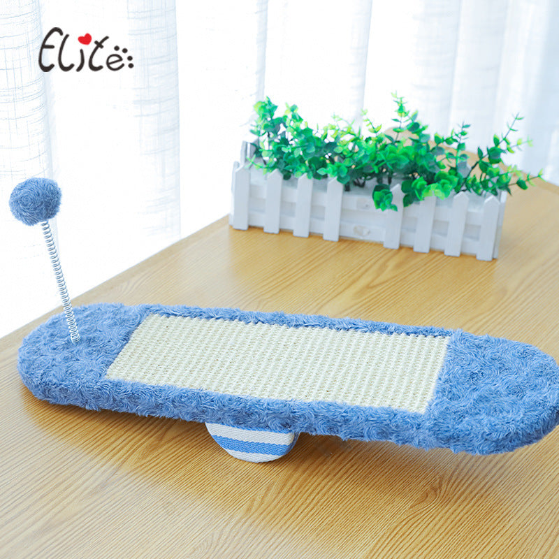 Eli pet kitten cat scratch board seesaw pet cat toy sword Maeky jacketed toy cat climbing frame