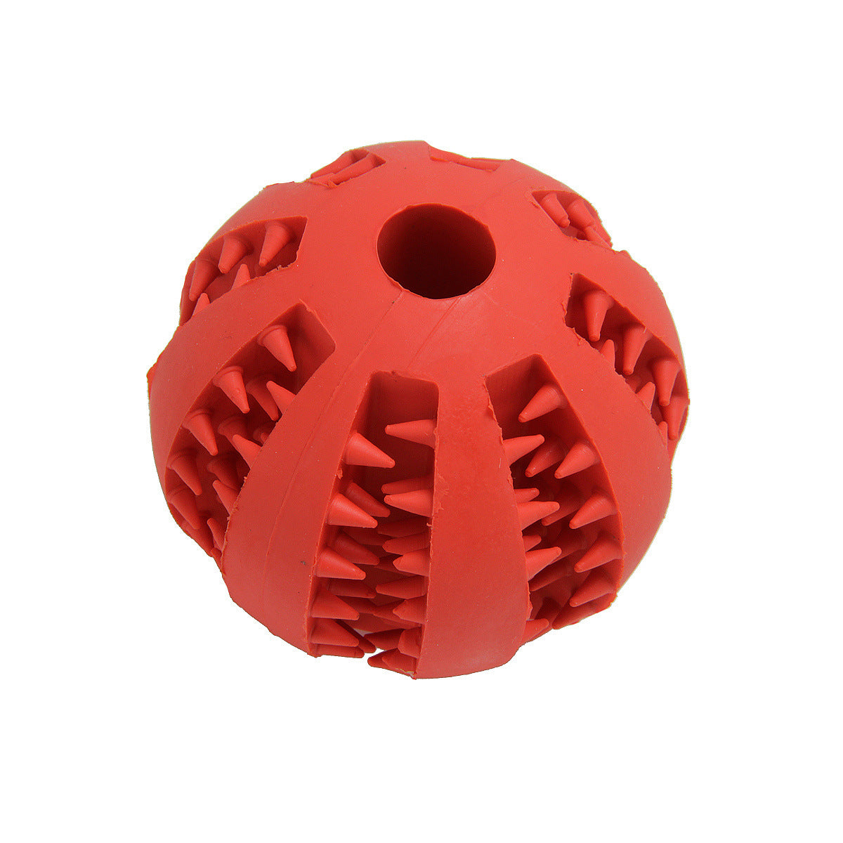 Watermelon teeth ball pet dog toy ball bites clean tooth glossy ball pet rubber ball dog toy leakage