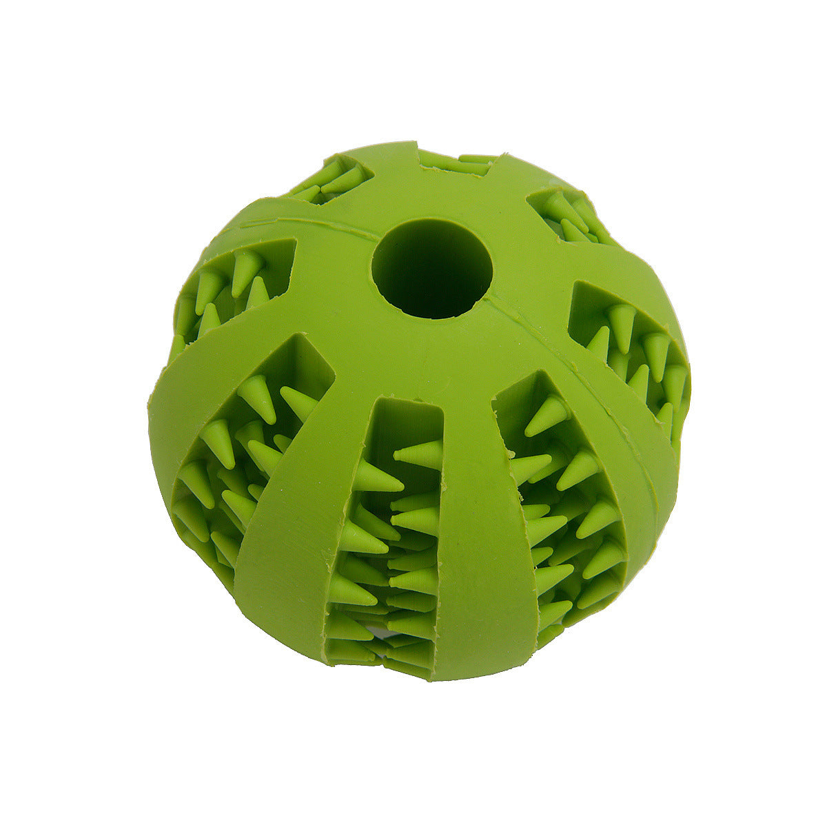 Watermelon teeth ball pet dog toy ball bites clean tooth glossy ball pet rubber ball dog toy leakage