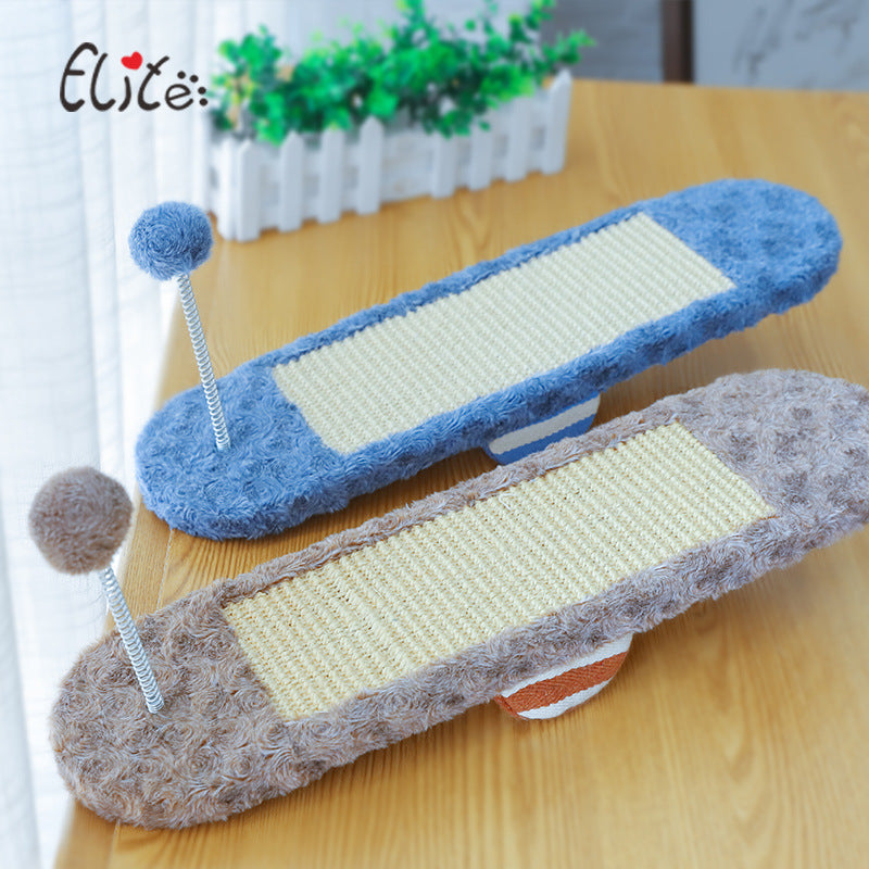 Eli pet kitten cat scratch board seesaw pet cat toy sword Maeky jacketed toy cat climbing frame