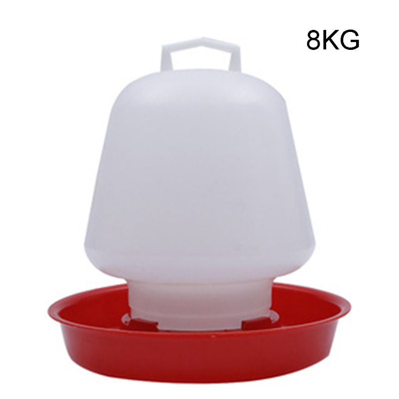 VA   Round Bubble Chicken Drinking Fountain Device Hanging Cup Waterer Bowl Pet Poultry Water Drinker Household Pet Feeding Utensils