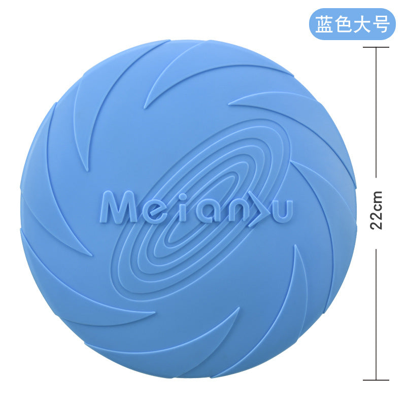 Meianju dog flying pan pet toys interactive toy pet frisset floating water resistance snuffback training cross-border