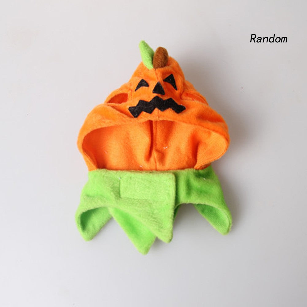 ◆RAN◆Cute Pet Cat Costume Cosplay Pumpkin Hat Cap Halloween Party Headwear Decor