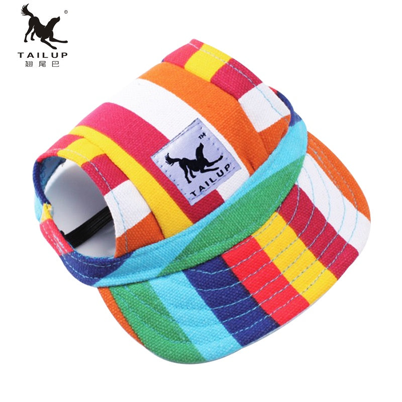 Summer Hat Ear Holes Cute Pet Dog Baseball Cap for Dog Net Cap Sunhat Peaked Cap Outdoor All Match Canvas Fashion Cap Hat Unisex Banners Banners