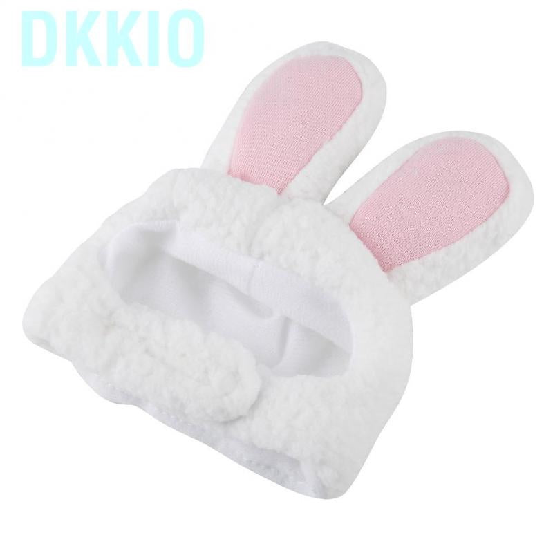 Dkkio Professional Rabbit Ear Hat Cute Pet Costume Cosplay Cat Cap Accessaries