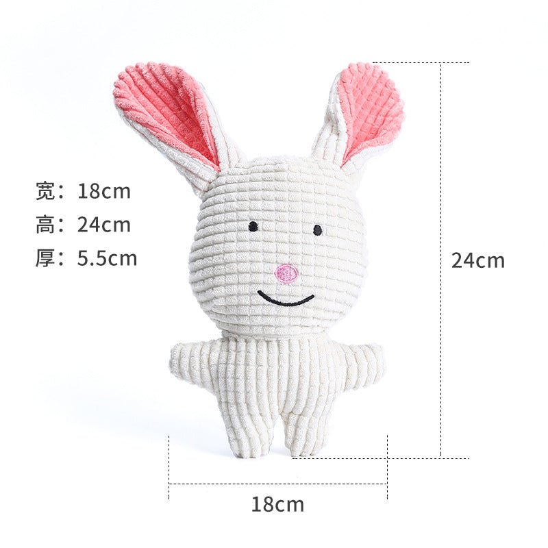 Amazon explosion pet toy plush rabbit cattle big elephant a variety of cute dog cat cats toy factory direct sales