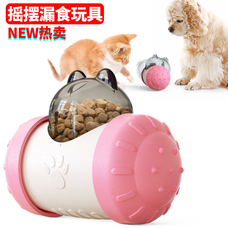 Pet supplies Amazon sells explosions non-tumbler puzzle slow food leakage ball without electric pet dog toys