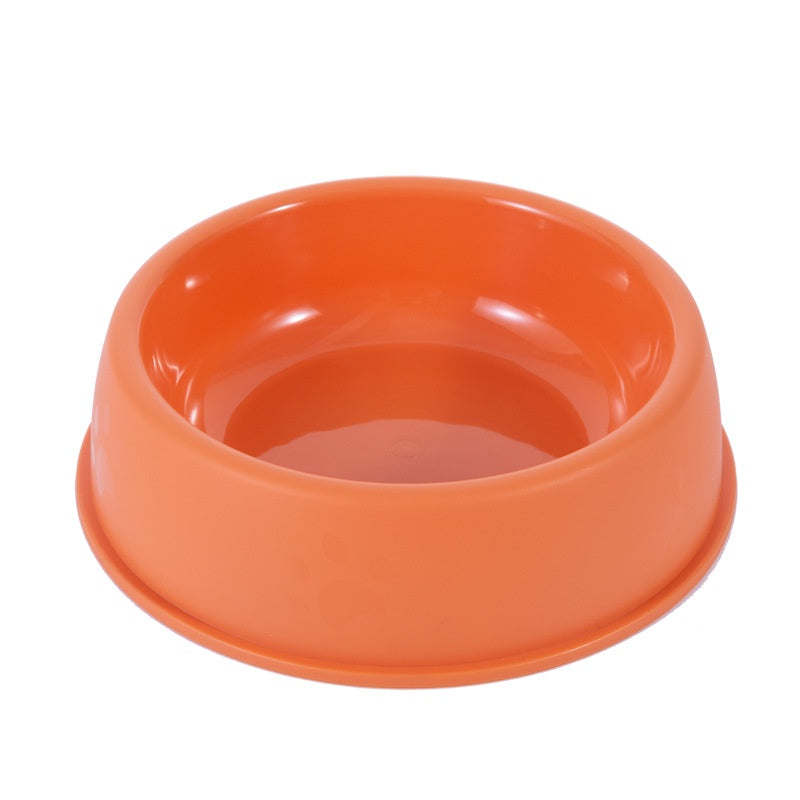 Cat Bowl Plastic Dog Bowl Dog Food Cat Food Bowl Dog Kitten Single Bowl Kitten Anti-Upset Cat Water Bowl Cat Food