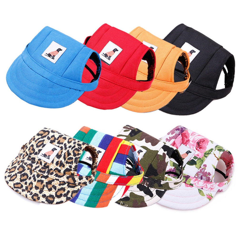 REBUY Headwear Dog Caps Party Costume Dog Supplies Sun Hat Accessories Canvas Puppy Pet Products Sports Baseball Caps