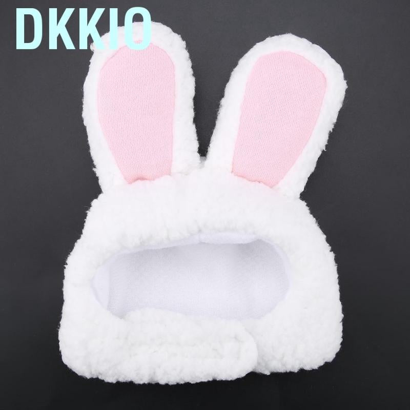 Dkkio Professional Rabbit Ear Hat Cute Pet Costume Cosplay Cat Cap Accessaries