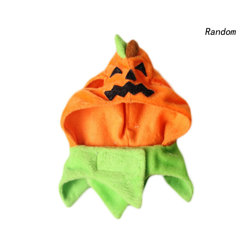 ◆RAN◆Cute Pet Cat Costume Cosplay Pumpkin Hat Cap Halloween Party Headwear Decor