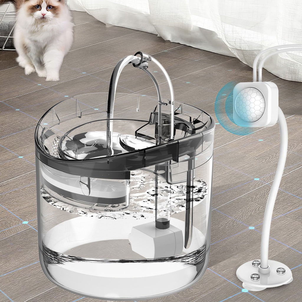 SG-Intelligent Infrared USB Adjustable Motion Sensor Detector Water Fountain Accessories For Cat Dog Pet