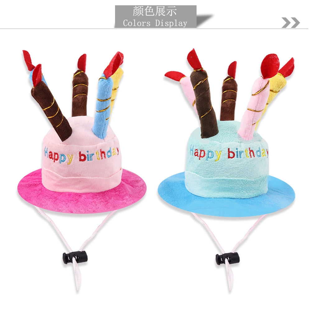 【LOVE PET】Funny dog pet cosplay decoration birthday hat