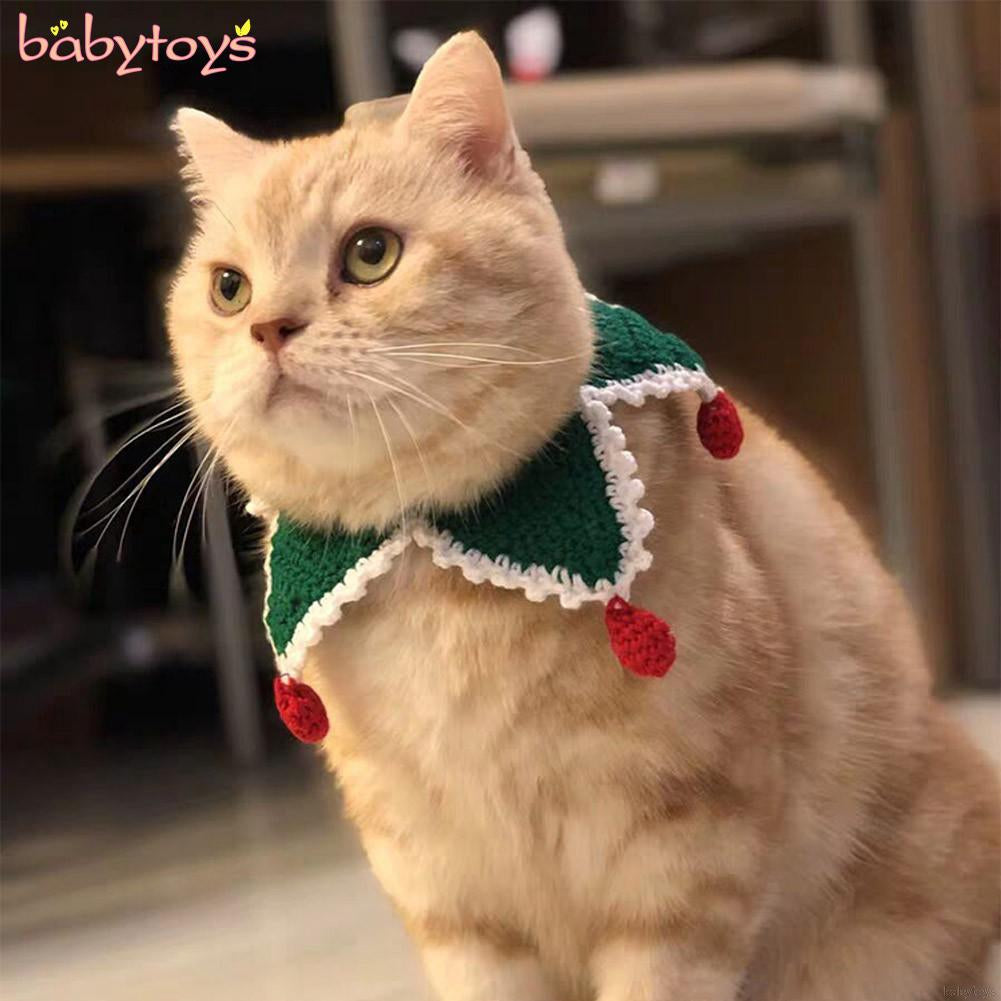 Pet Cat Dog Christmas New Year Costume Chinese Style Tang Dynasty Bib Shawl + Hat