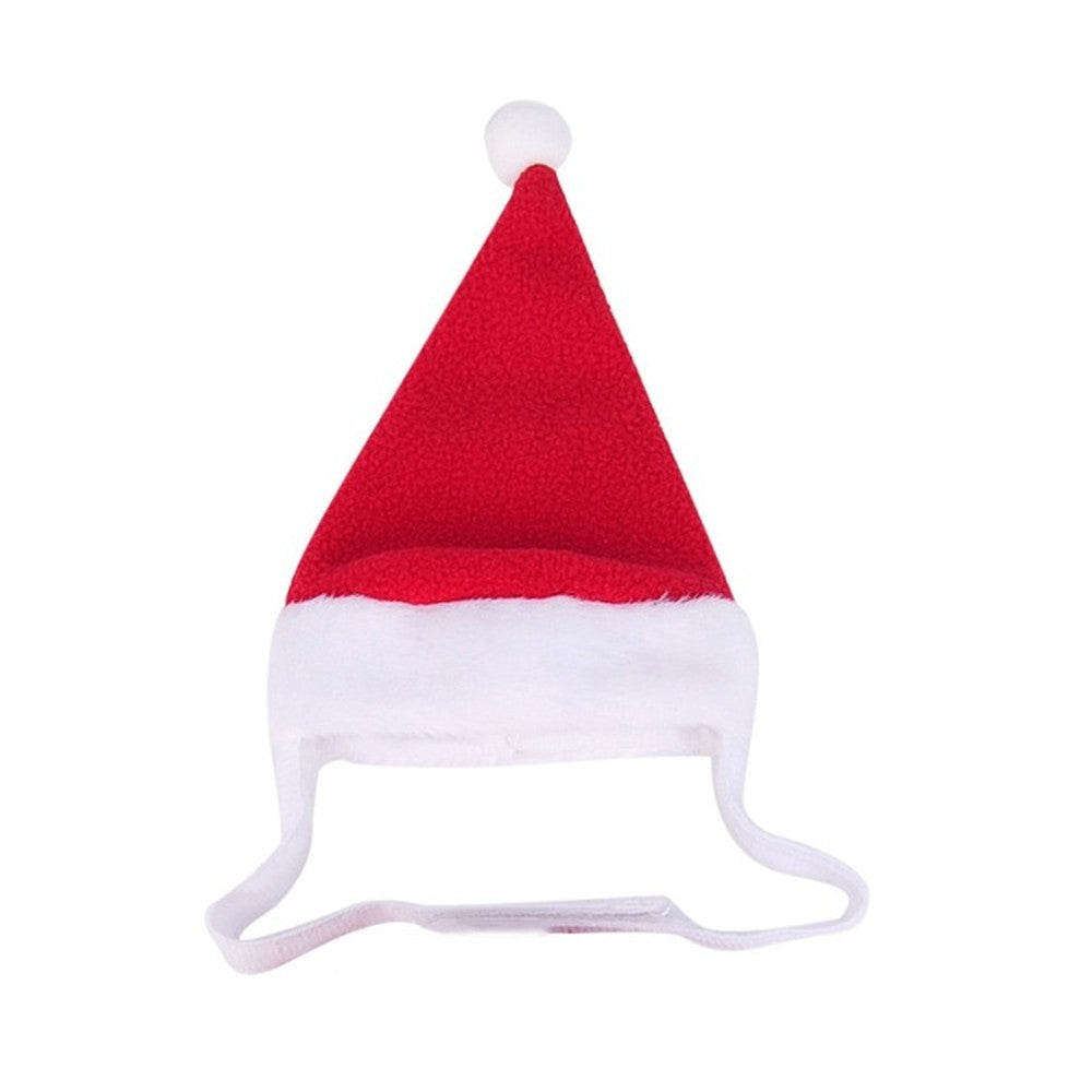 Fast delivery Pet Cat Dog Puppy Santa Red Scarf Hat Christmas Clothes Costumes Warm Apparel My living