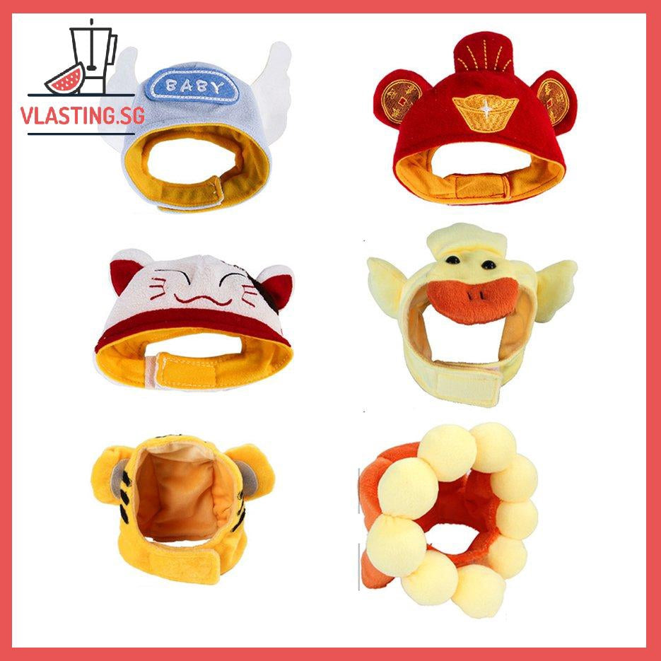 Cute Pet Hat Lucky Cute Dog Teddy Pet Garfield Dress Up Wig Cat Headgear Hat