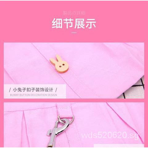 Rabbit Clothes Pet Clothing Japanese Style Guinea Pig Coat Hat Supplies Fashion For Douyin Video Cute Pet Supplies & Pet Dog products Pet fashion products w0Mj