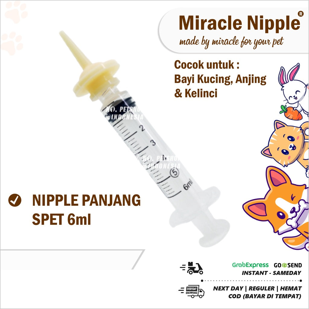 Miracle NIPPLE NIPPLE NIPPLE Spet Milk Pacifier Baby Small Cat Mini Niple NIPPLE For Kitten Rc Baby Cat Dog Newborn Dog Weasel Rabbit Safe Durable Feeding Spluit Sepetan Tip Pacifier Animal Pacifier