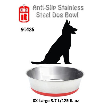 Dogit Non-Slipped Stainless Sreel Design Home Dish (91421) (91422) (91423) (91424) (91425)