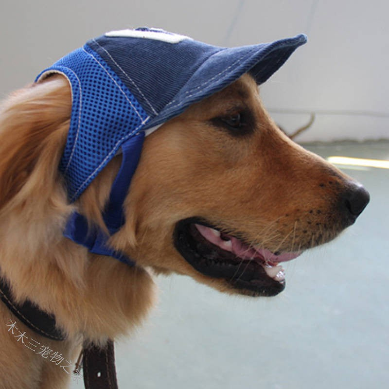 Pet Hat Dog Cat Baseball Cap Headdress Cat Hat Teddy/Golden Retriever Large Dog Sun Hat Sun Hat Breathable Pet Supplies & Pet Dog products Pet fashion products