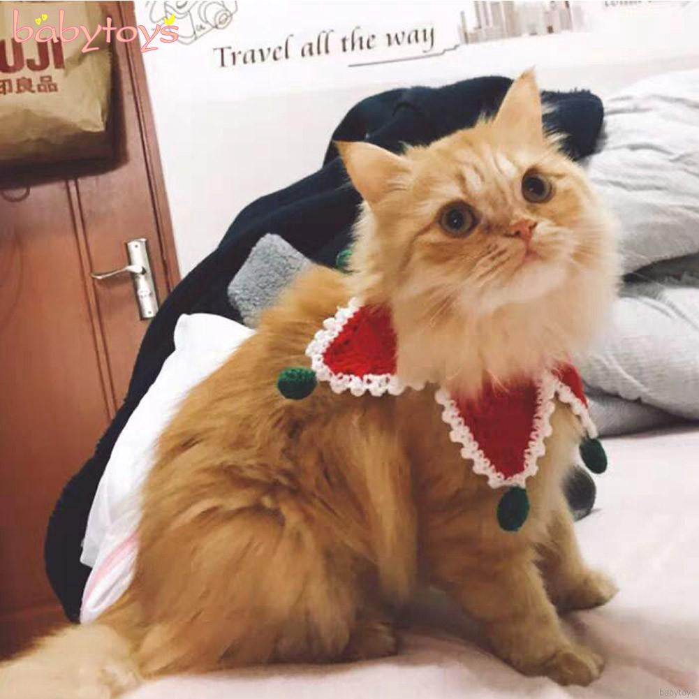 Pet Cat Dog Christmas New Year Costume Chinese Style Tang Dynasty Bib Shawl + Hat