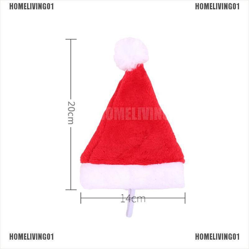 ［COD］HOMELIVING01 Christmas pet santa hat small puppy cat dog xmas holiday costume ornaments