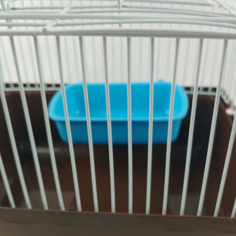 PRI* Small Pet Food Feeder Bowl Hamster Cage Hook Up Hanging Bowl Water Drinking Device Bird Pigeon Feeding Cup